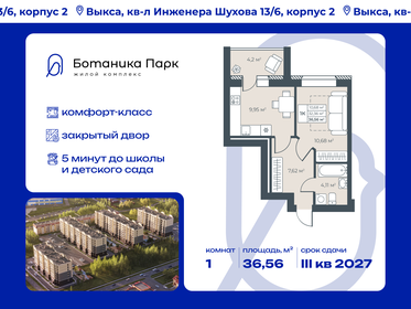 Квартира 36,6 м², 1-комнатная - изображение 2