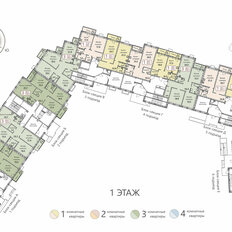 Квартира 58,3 м², 1-комнатная - изображение 2