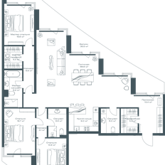 Квартира 194,1 м², 3-комнатная - изображение 2