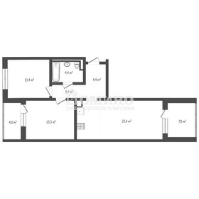 Квартира 71,3 м², 2-комнатная - изображение 1