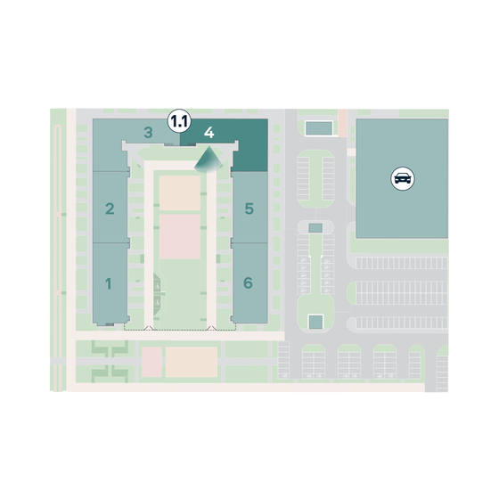 20,3 м², квартира-студия 4 025 408 ₽ - изображение 62