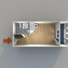 Квартира 24 м², студия - изображение 2