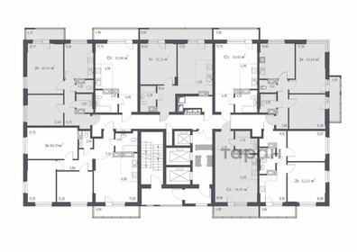 Квартира 57,3 м², 2-комнатная - изображение 2