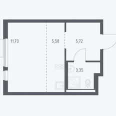 Квартира 26 м², студия - изображение 3