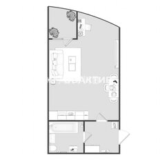 Квартира 39,5 м², 1-комнатная - изображение 1