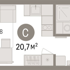 Квартира 20,7 м², студия - изображение 3