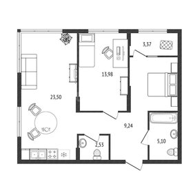 Квартира 63,2 м², 3-комнатная - изображение 1