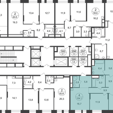 Квартира 101,3 м², 4-комнатная - изображение 2