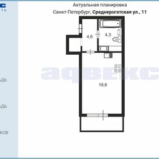 Квартира 28,1 м², студия - изображение 2