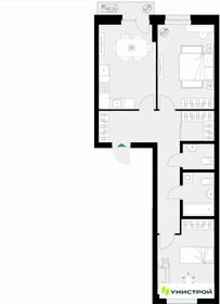 Квартира 65,1 м², 2-комнатная - изображение 1