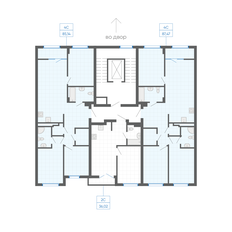 Квартира 87,5 м², 3-комнатная - изображение 3