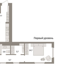 Квартира 119,1 м², 2-комнатная - изображение 3