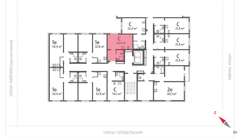 Квартира 23,2 м², студия - изображение 3