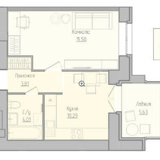 Квартира 36,4 м², 1-комнатная - изображение 2