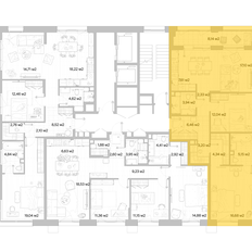 Квартира 82,9 м², 2-комнатная - изображение 2