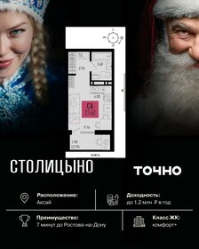 Квартира 21,6 м², студия - изображение 1