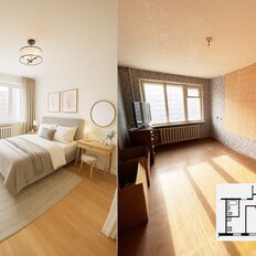 Квартира 61,3 м², 3-комнатная - изображение 1