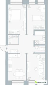 Квартира 70,6 м², 3-комнатная - изображение 1