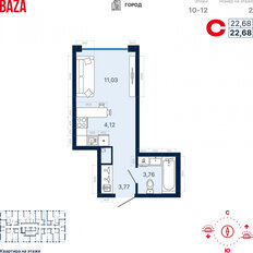 Квартира 22,7 м², студия - изображение 2