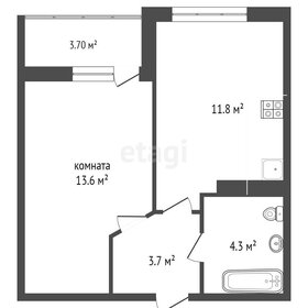 Квартира 39 м², 1-комнатная - изображение 1