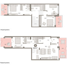 Квартира 159 м², 4-комнатная - изображение 3