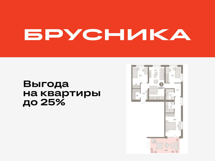 129,2 м², 3-комнатная квартира 19 500 000 ₽ - изображение 99