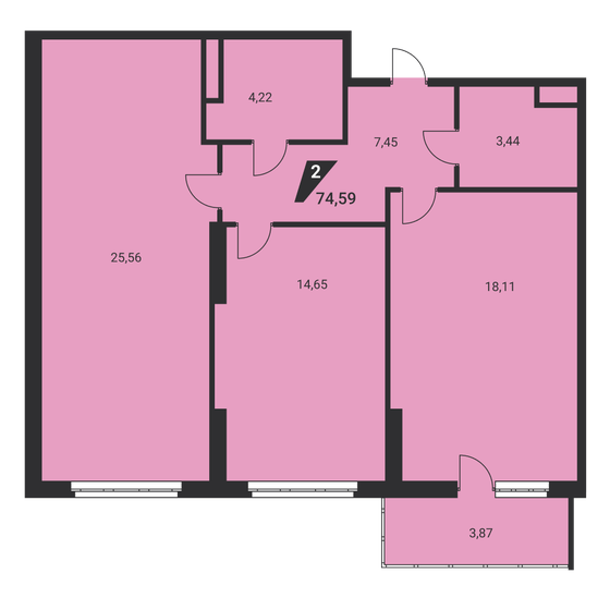 273 м², 5-комнатная квартира 310 000 000 ₽ - изображение 87