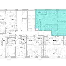 Квартира 83,8 м², 1-комнатная - изображение 2