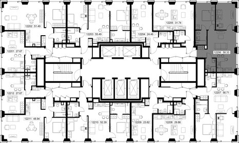 Квартира 58,3 м², 2-комнатная - изображение 3