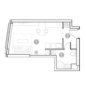 Квартира 28,6 м², 1-комнатная - изображение 2