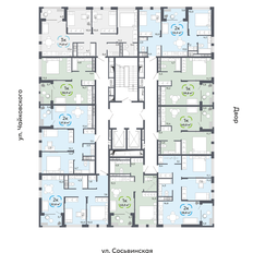 Квартира 52,6 м², 2-комнатная - изображение 3