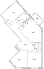 Квартира 83,6 м², 3-комнатная - изображение 1