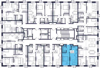 Квартира 39,6 м², 1-комнатная - изображение 2