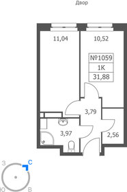 Квартира 31,9 м², 1-комнатные - изображение 1