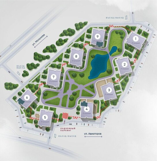 92,1 м², 2-комнатная квартира 11 830 995 ₽ - изображение 52