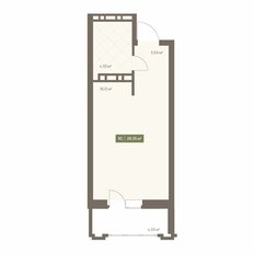 Квартира 28,4 м², студия - изображение 2