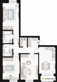 Квартира 93,2 м², 3-комнатная - изображение 1
