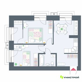 Квартира 54,3 м², 2-комнатная - изображение 1