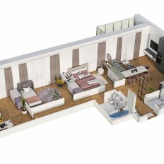 Квартира 86,3 м², 3-комнатная - изображение 2