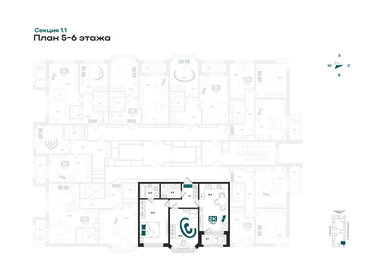 Квартира 72 м², 2-комнатная - изображение 2