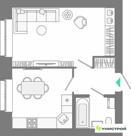 Квартира 36,9 м², 1-комнатная - изображение 1