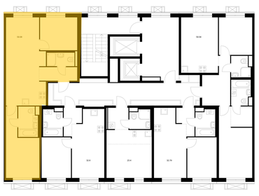 Квартира 59,1 м², 2-комнатная - изображение 2
