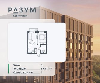 Квартира 37,8 м², 1-комнатная - изображение 1