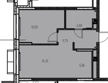 Квартира 42 м², 1-комнатная - изображение 1