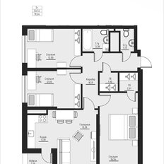 Квартира 78,7 м², 3-комнатная - изображение 5