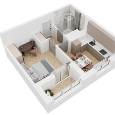 Квартира 32,3 м², 1-комнатная - изображение 3