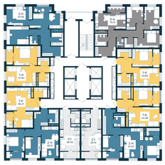 Квартира 60,9 м², 2-комнатная - изображение 3