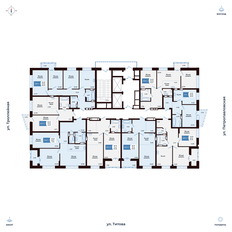 Квартира 54,6 м², 2-комнатная - изображение 2