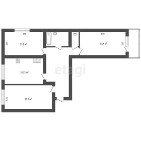 Квартира 93,3 м², 3-комнатная - изображение 1