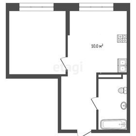 Квартира 30 м², 1-комнатная - изображение 1